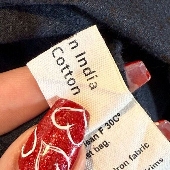 NWOT Megan Park Mid-Length Floral Embroidered Tie Waist Dress  Women's 0 - Picture 9 of 13